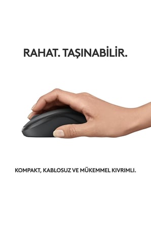 910-007119 M240 Siyah Sessiz Kablosuz Mouse