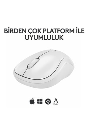 910-007120 M240 Beyaz Sessiz Kablosuz Mouse