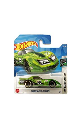 Hotwheels 76 Greenwood Corvette Hcw80-m521