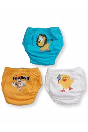 Erkek Bebek Alıştırma Külodu 3 Lü Tuvalet Eğitimi Sızdırmaz