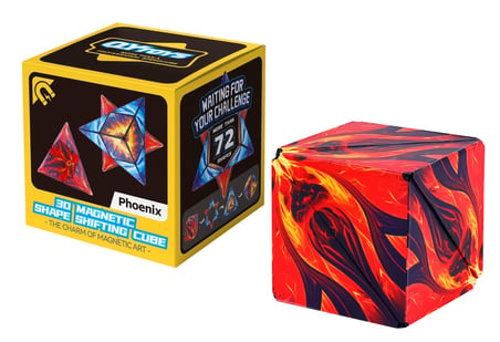 Eqy10021 Qy 3D Magneti̇c Shape Shi̇fti̇ng Cube Phoeni̇x