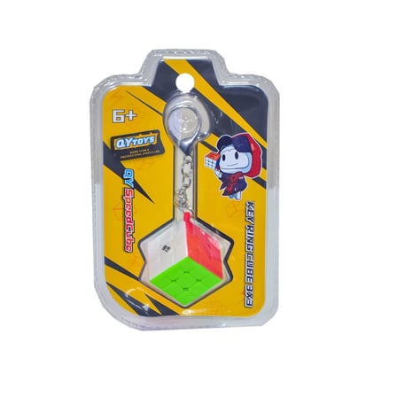 2192 Qy Speed 3X3 Flat Küp Anahtarlık - Başel Toys