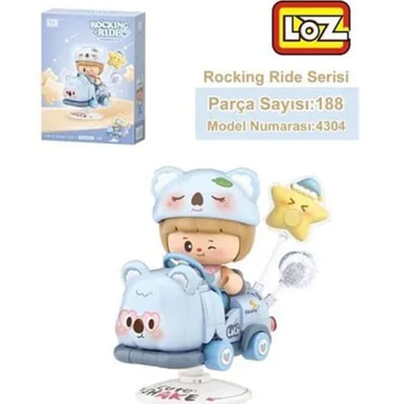 Lz-4304 Loz Koala Sallanma Sürüşü 188 Parça Block Oyuncak