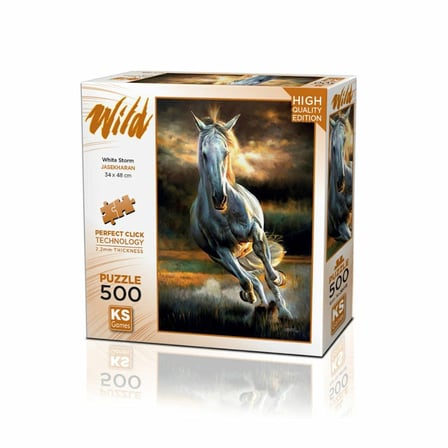 20051 White Storm 500 Parça Puzzle-Ks Puzzle