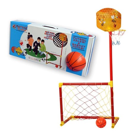 224 Portatik Kale Ve Basket Potası-Akçiçek Oyuncak
