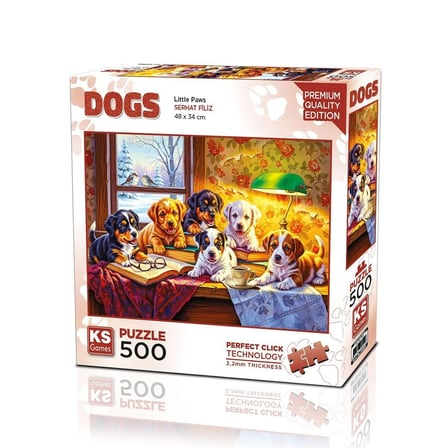 20091 Puzzle 500 Li̇ttle Paws