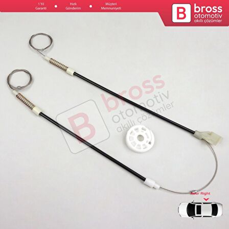 VW Golf MK3 1H1 1H5 1991-1998 Vento Jetta 1H2 1992-1999 İçin Elektrikli Arka Sağ Kapı Cam Kriko Seti