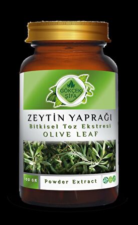 Zeytin Yaprağı Toz Ekstresi 100 Gr Cam Kavanoz