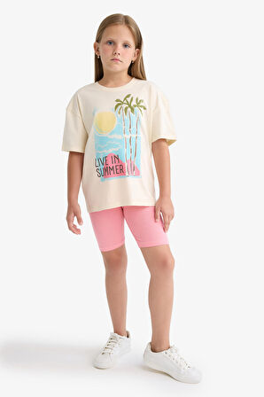 DeFacto Kız Çocuk Biker Tayt B0843A825HSPN323