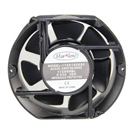 Marxlow 172X150X50MM Ac 220-240V 35W Yuvarlak Fan