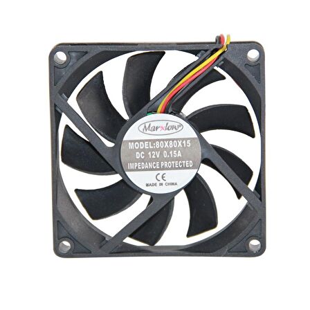 80X80X15Mm Dc Fan 12V 3P