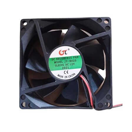 80X80X25Mm Dc Fan 12V (Jıao Yın)