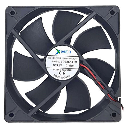Xmer 120X120X25Mm 220V 0.06A Kablolu Fan