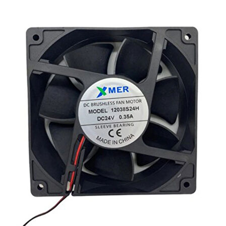 Xmer 120X120X38Mm 24V 0.35A 3 Kablolu Fan