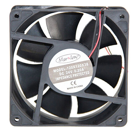Marxlow 120X120X38Mm 24V 0.20A 2 Kablo Fan