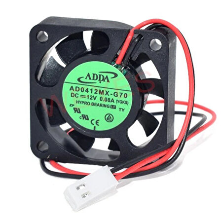 Adda 40x40x20mm 12v 0,08A 2 Kablo Fan