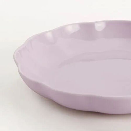 FÖSSTA 4 Adet Çukur Tabak, Pembe, 22 cm Derin Tabak
