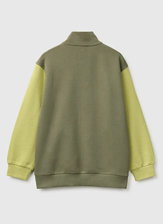 United Colors of Benetton Haki Erkek Sweatshirt 226A3J68C506E901-EJ_Sweatshirt