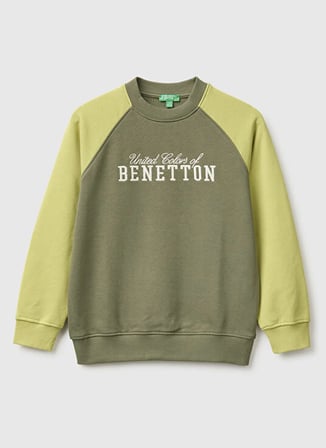United Colors of Benetton Haki Erkek Sweatshirt 226A3J68C10UC901-EJ_Sweatshirt