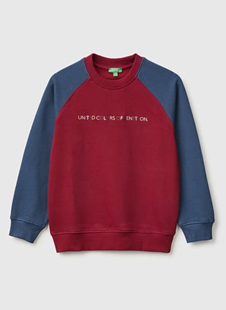 United Colors of Benetton Kırmızı Erkek Çocuk Sweatshirt 226A3J68C10UC902-EJ_Sweatshirt