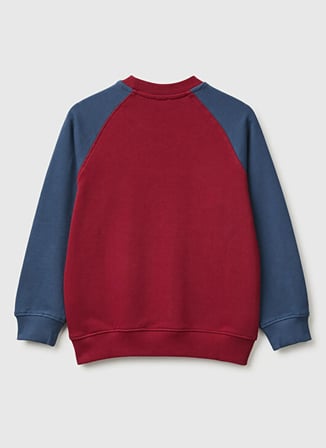 United Colors of Benetton Kırmızı Erkek Çocuk Sweatshirt 226A3J68C10UC902-EJ_Sweatshirt