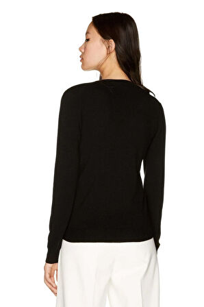 United Colors of Benetton Kadın Siyah Kazak Model Kodu: 123A1002D4488