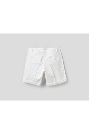 United Colors of Benetton Kadın Beyaz Şort Model Kodu: 124P4CV0592G5