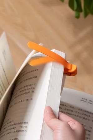 3’lü Otomatik Kitap Ayıracı – Akıllı Silikon Yer İmi Klips Seti, Okuma Severler İçin Pratik Kitap Aksesuarı