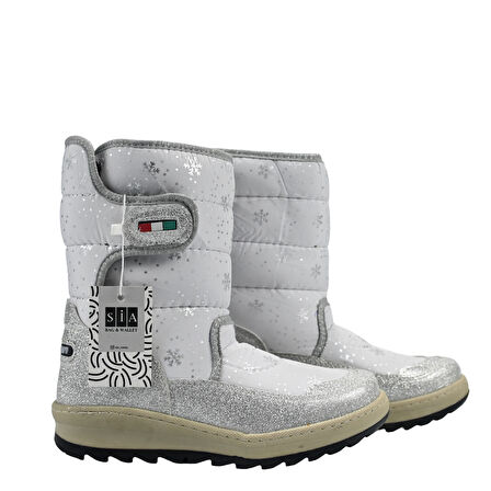 SİA ÇANTA BOOT'S SİMLİ ÇIRTLI & ORTAPEDİK  & ANATOMİK SAĞLAM KAYMAZ TABANLI UZUN KONÇLU İÇİ KÜRKLÜ ÜŞÜMEYEN AYAKLAR  ÇOCUK SNOW BOOT