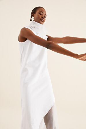 TÜL DETAY TUNİK ELBİSE