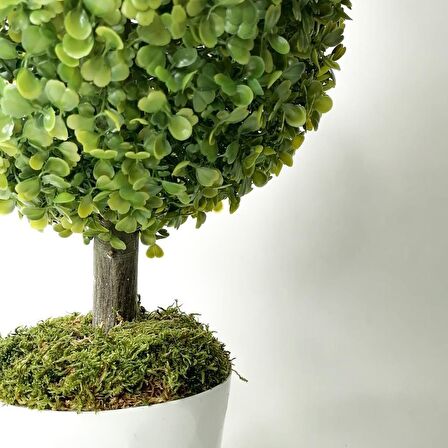 Yapay Ağaç Şimşir Top Tek Toplu 28cmx50cm 