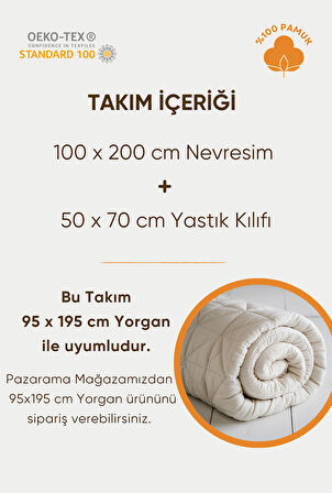 Montessori Çocuk Nevresim Takımı (100X200), Organik Pamuk Saten - Arabalar