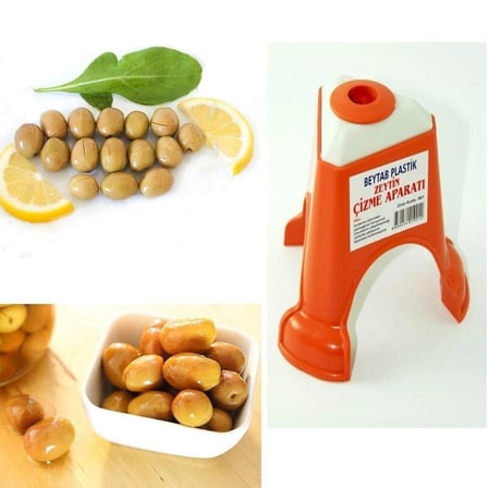 İpek Yıldızı® Kolay Zeytin Dilme Çizme Aparatı Pratik Kolay Zeytin Çizici Alet