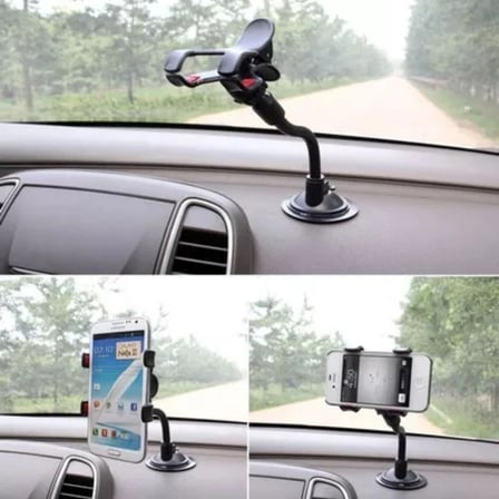 İpek Yıldızı® Akrobat Cama Sabitlenen Güçlü Vakumlu 360 Derece Dönen Tüm Modellere Uyan Oto Telefon Tutucu