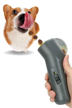 İpek Yıldızı® Kedi ve Köpekler İçin Hazneli Mama Fırlatma Oyuncağı Yem Atıcı Aparat