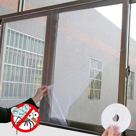 İpek Yıldızı® Tüm Cam Pencere Kapılara Uyumlu Çift Kanat Pencere Sinekliği