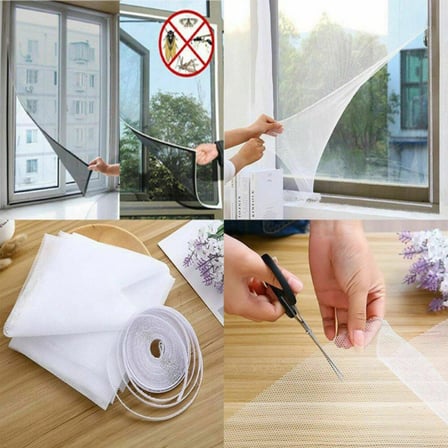 İpek Yıldızı® Tüm Cam Pencere Kapılara Uyumlu Çift Kanat Pencere Sinekliği