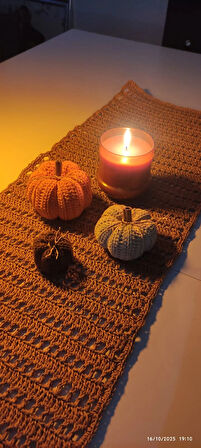 El Emeği Örgü Dekoratif Süs Kabak