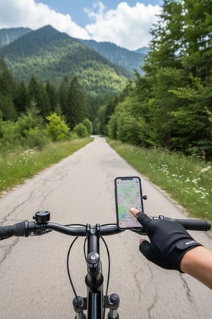 Evrensel Motosiklet Telefon Tutucu – Kaymaz, Kilitlenebilir Güvenli Tutuşlu, 360° Ayarlanabilir Gidon Bağlantılı Akıllı Telefon Aparatı
