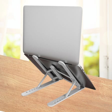 İpek Yıldızı® Ayarlanabilir Plastik Dizüstü Destek Tabanı Katlanabilir Taşınabilir Laptop Sehpası Yükselti