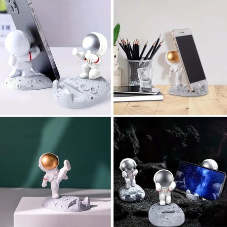 İpek Yıldızı® Mini Astronot Model Telefon ve Tablet Tutucu Standı
