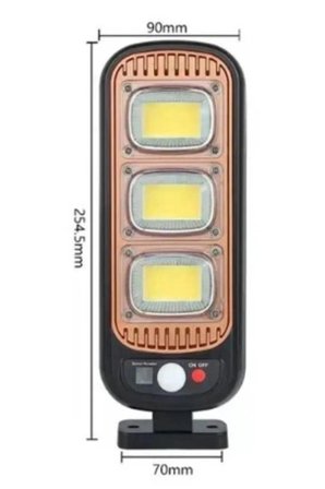 İpek Yıldızı® Sensörlü Güneş Enerjisi İle Şarj Olabilen Duvara Monte Solar Aydınlatma  GL-84069
