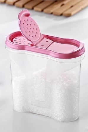 İpek Yıldızı® Plastik Kapaklı Majör Baharatlık Baharat Saklama Kutusu Kabı