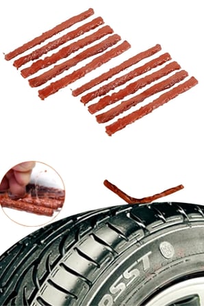İpek Yıldızı® 10 Adet Lastik Onarım İçin Lastik Tamir Fitili Yedek Lastik Fitili