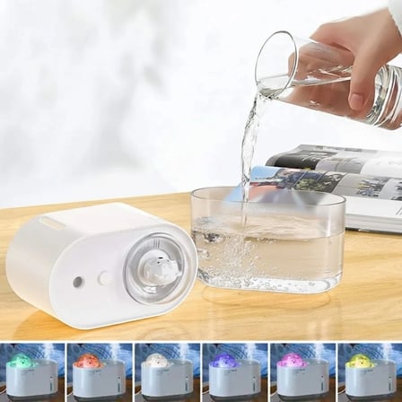 İpek Yıldızı® Uzay Ayısı 300 ML USB Hava Nemlendirici – LED Işıklı Masaüstü Buhar Makinesi, Yatak Odası & Çocuk Odası İçin Ortam Nemlendirici