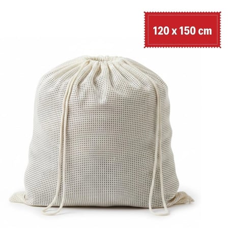 İpek Yıldızı® Battal Boy 120x150 cm Mont ve perde Yıkama Filesi–Extra Büyük, Dayanıklı, Nefes Alabilir Çamaşır Koruma Torbası
