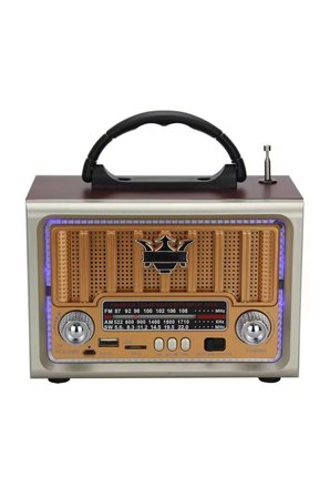 İpek Yıldızı® Taşınabilir Klasik AM/FM/SW  Retro Nostaljik Radyo