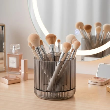 İpek Yıldızı® 360° Dönebilen Plastik Organizer – Çok Amaçlı Mutfak, Banyo ve Makyaj Malzemesi Düzenleyici, Döner Masaüstü Stand