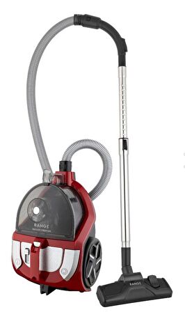 Range Broom Premium Kırmızı 890w Toz Torbasız Süpürge Geniş Hacim XL