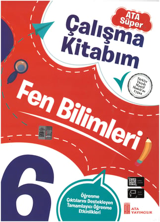 6. Sınıf Ata Süper Fen Bilimleri Çalışma Kitabım